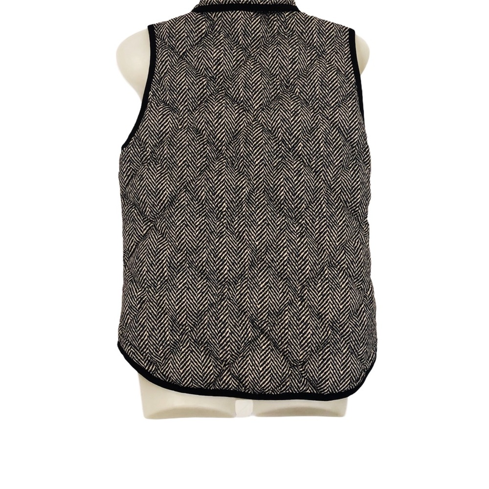 J. Crew Down Filled Excursion Herringbone Vest Xs - image 4
